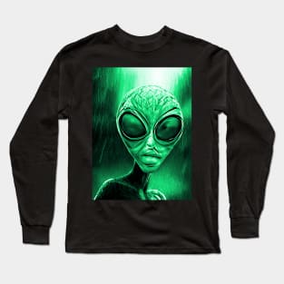 Planet X Aliens Sci-Fi NFT Collection Long Sleeve T-Shirt